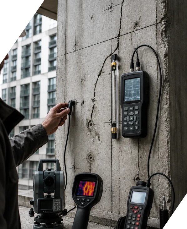 Инструментальное обследование зданий в Лесозаводске от 15507 р. | ЭкспертизаРоссия