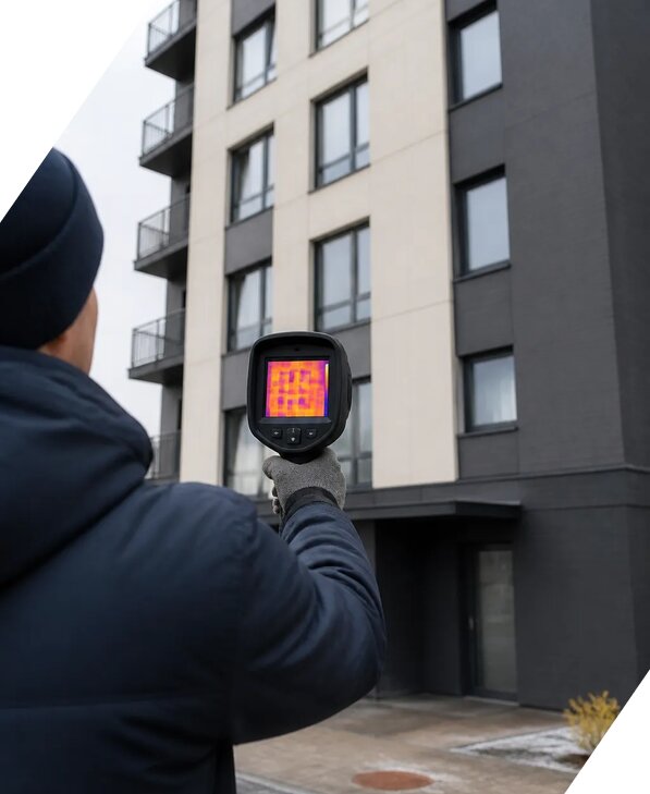 Тепловизионное обследование зданий в Лесозаводске от 5169 р. | ЭкспертизаРоссия